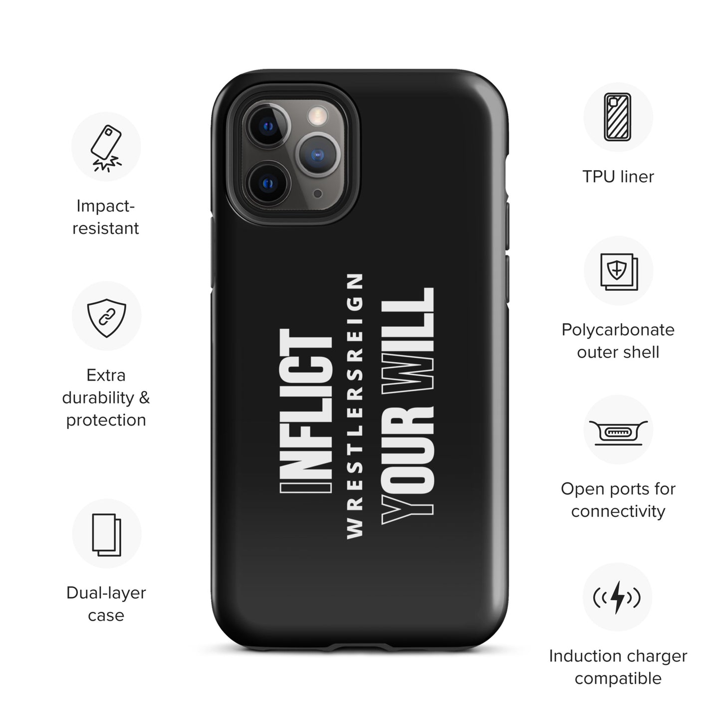 Inflict your Will iPhone® Case - Wrestlers Reign