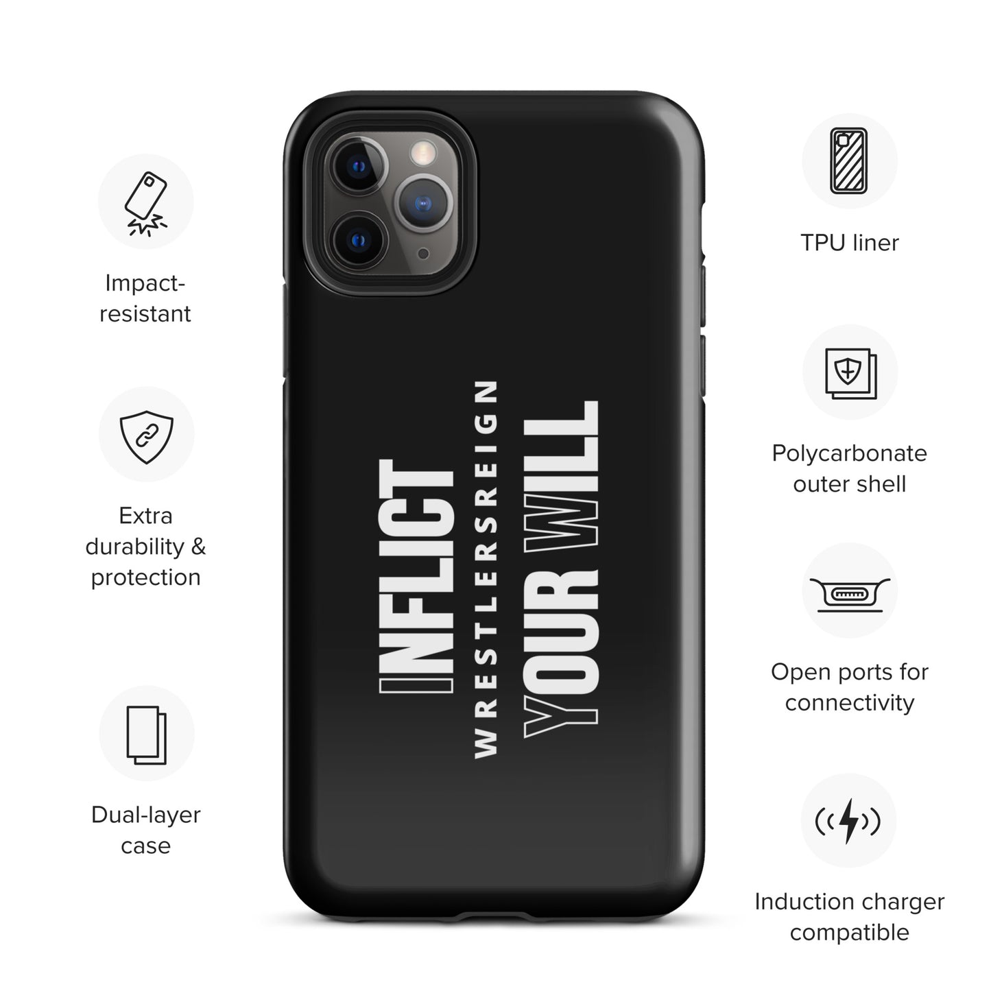 Inflict your Will iPhone® Case - Wrestlers Reign