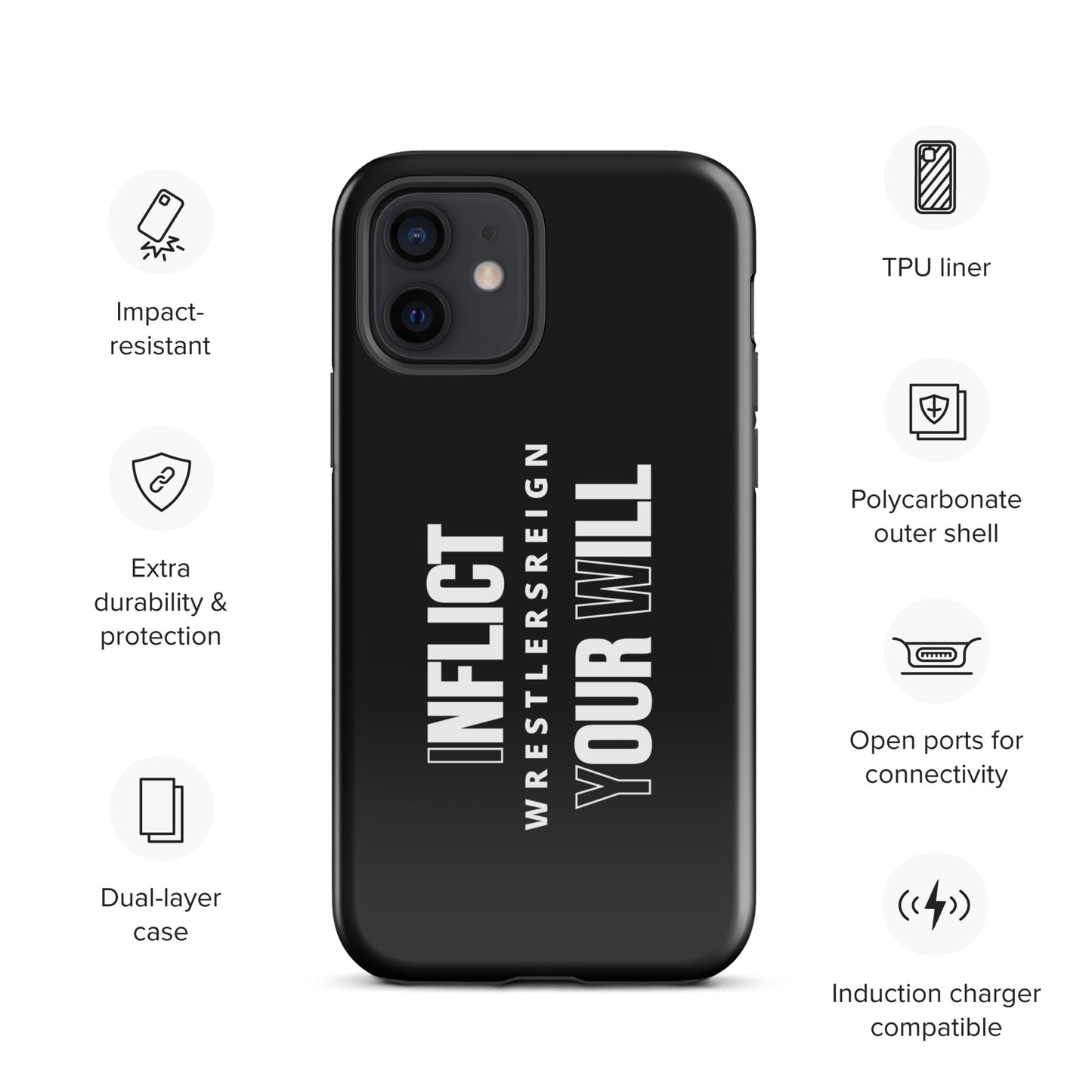 Inflict your Will iPhone® Case - Wrestlers Reign