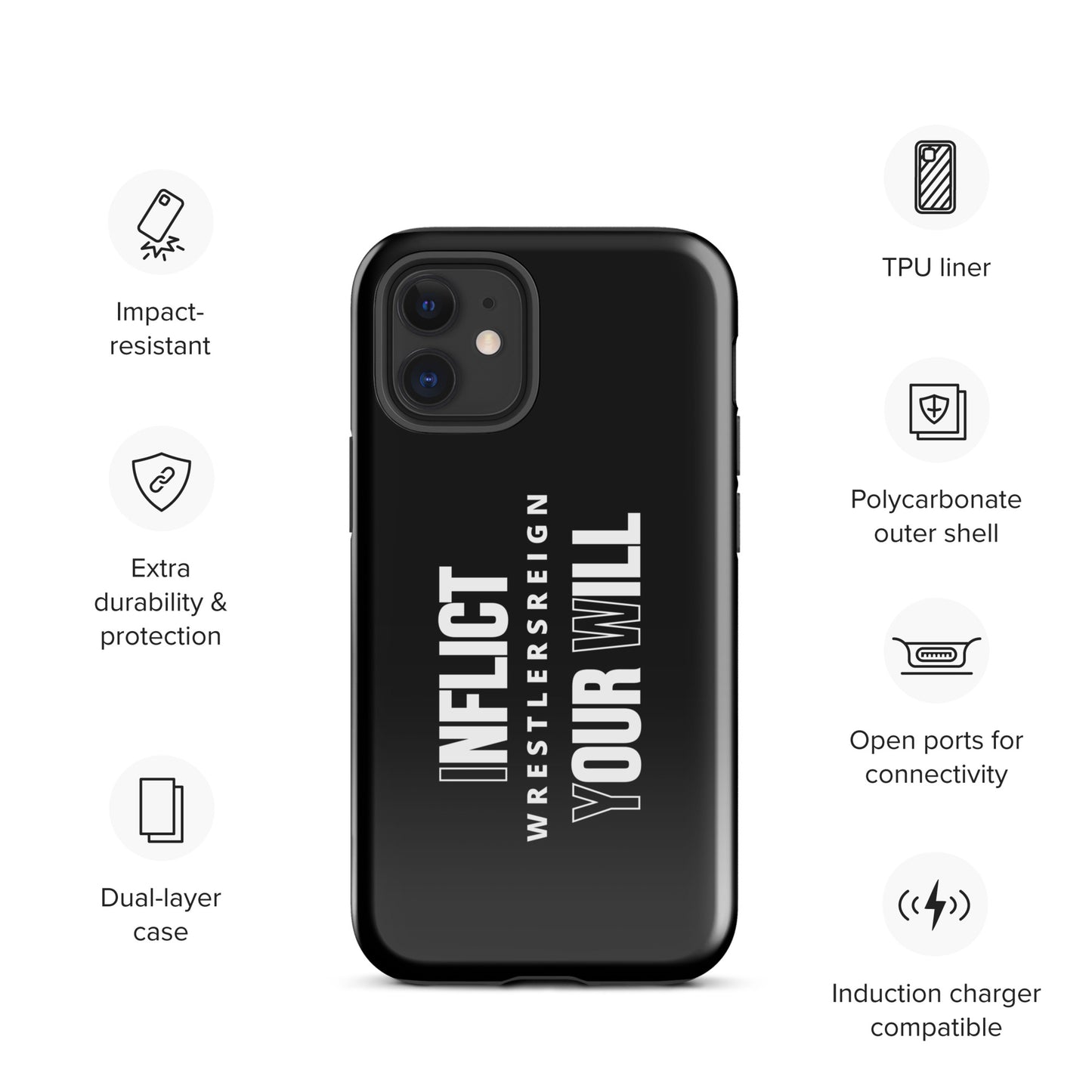 Inflict your Will iPhone® Case - Wrestlers Reign