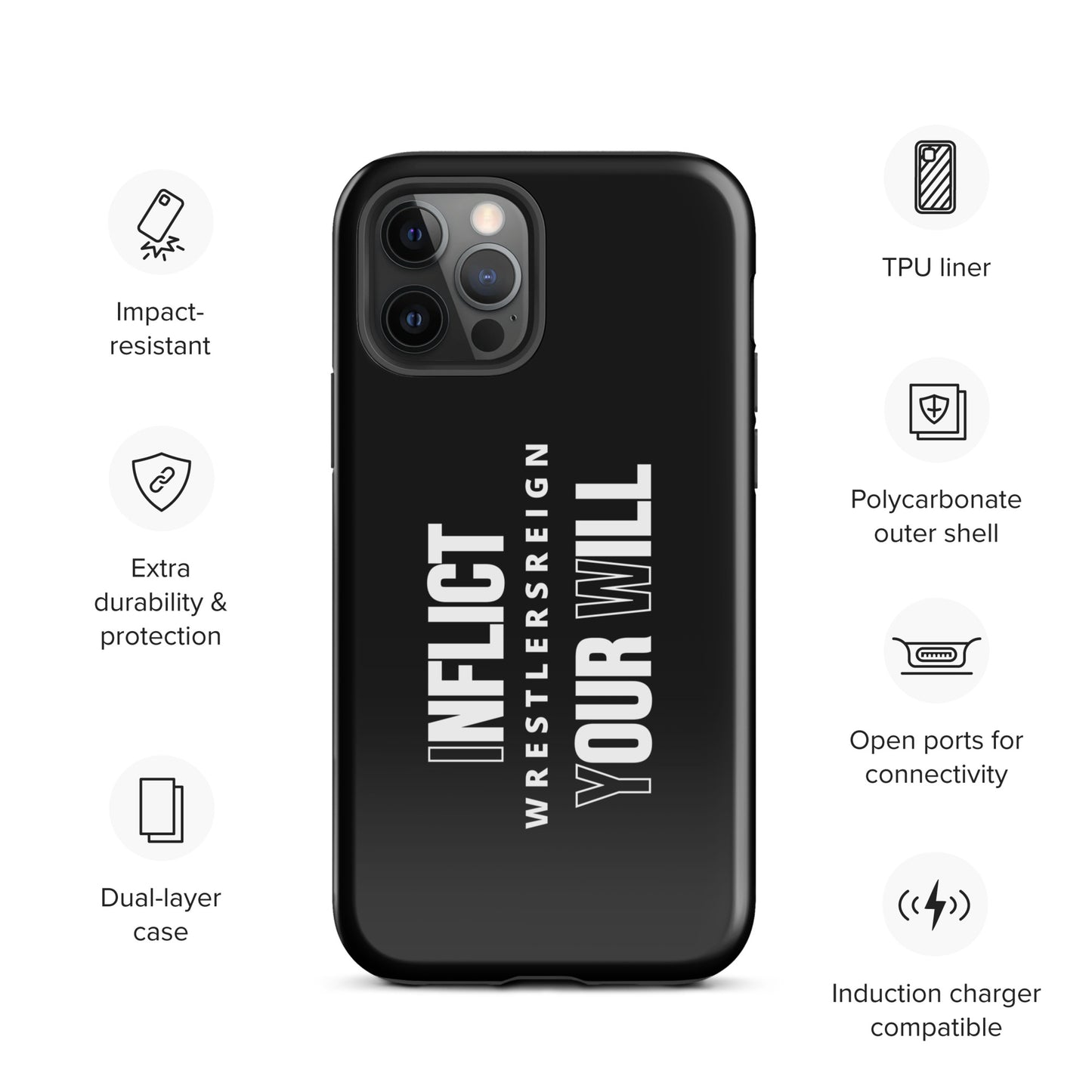 Inflict your Will iPhone® Case - Wrestlers Reign