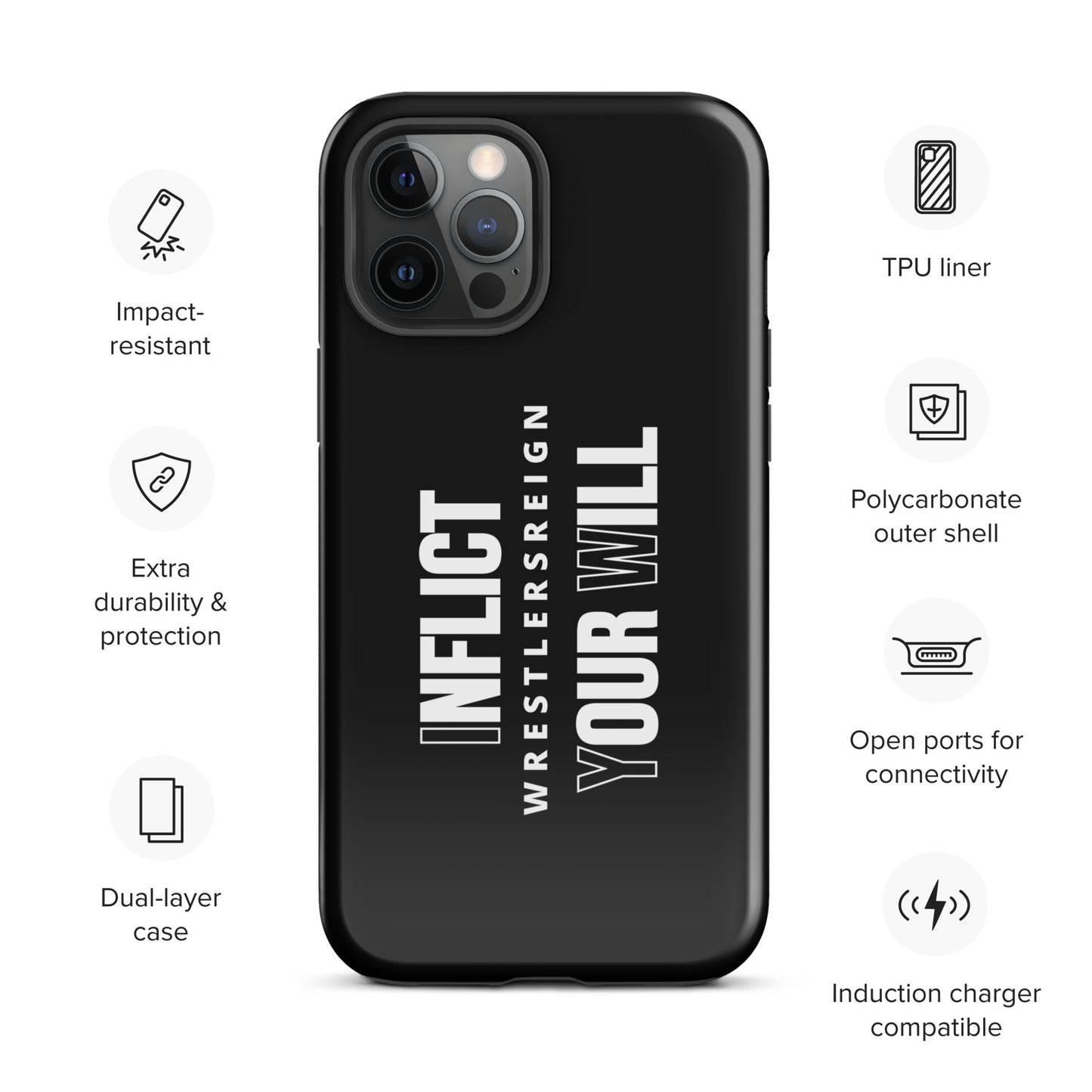 Inflict your Will iPhone® Case - Wrestlers Reign