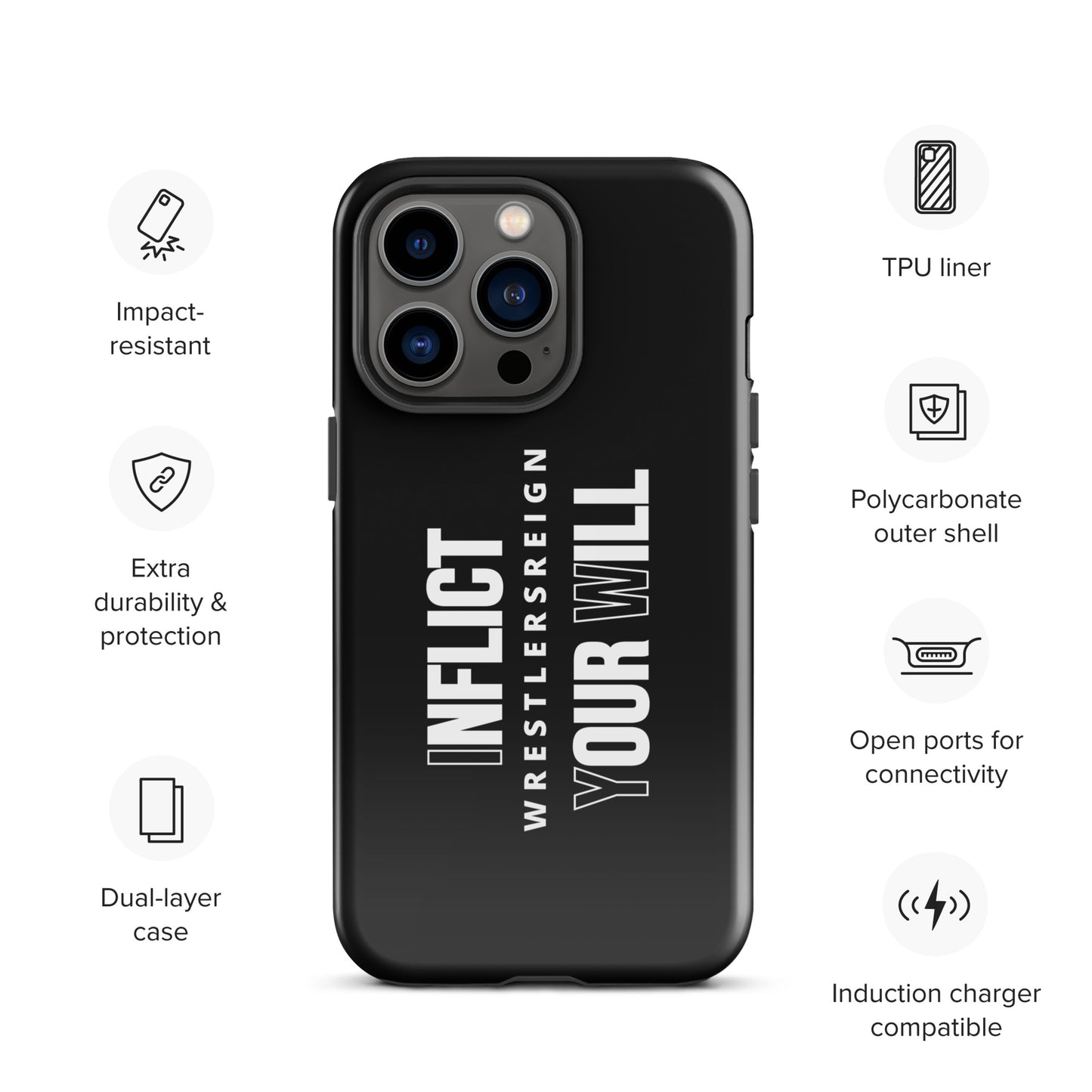 Inflict your Will iPhone® Case - Wrestlers Reign