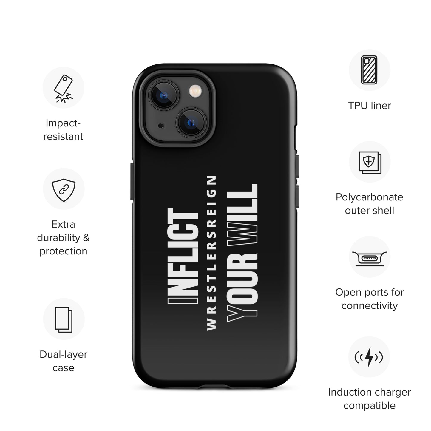 Inflict your Will iPhone® Case - Wrestlers Reign