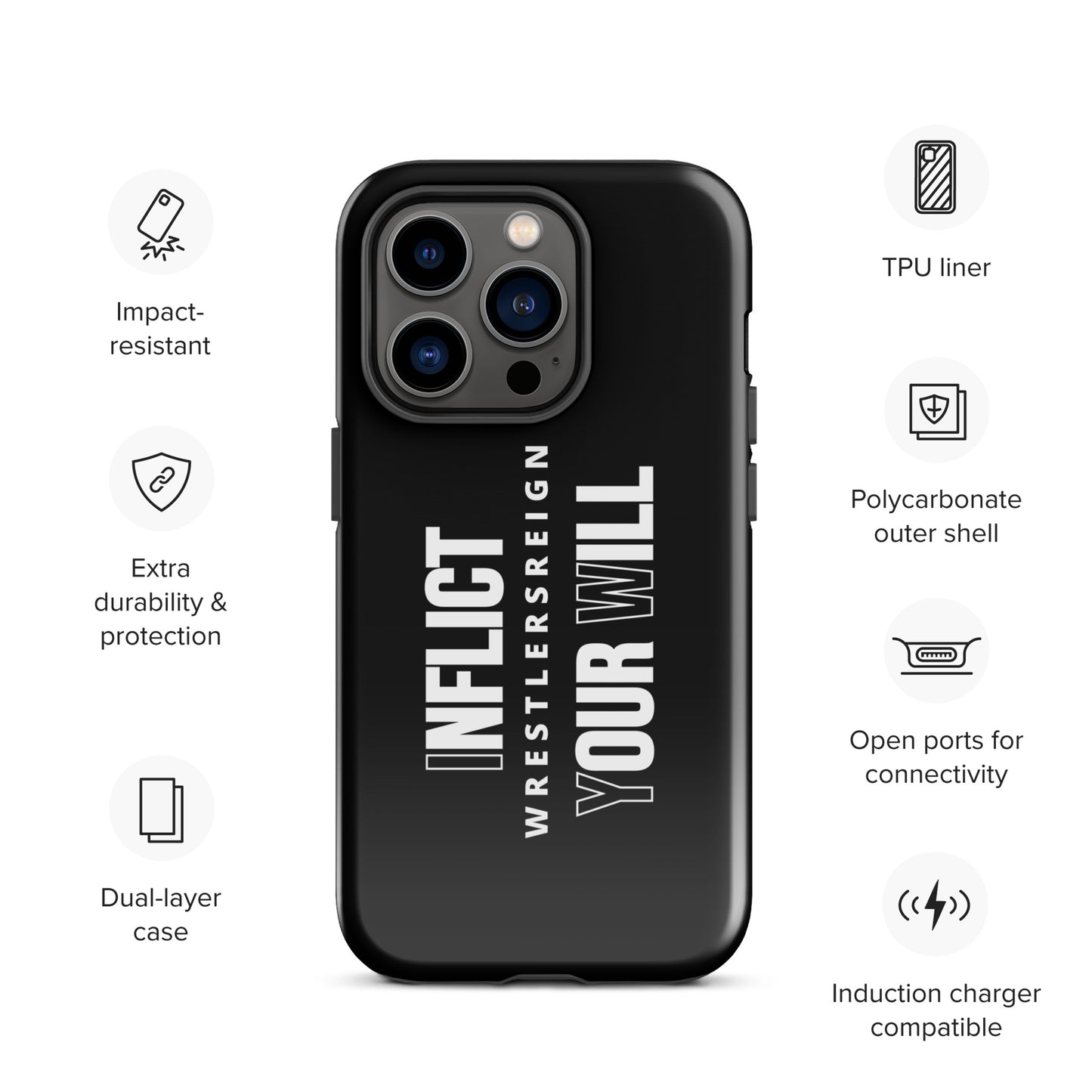 Inflict your Will iPhone® Case - Wrestlers Reign