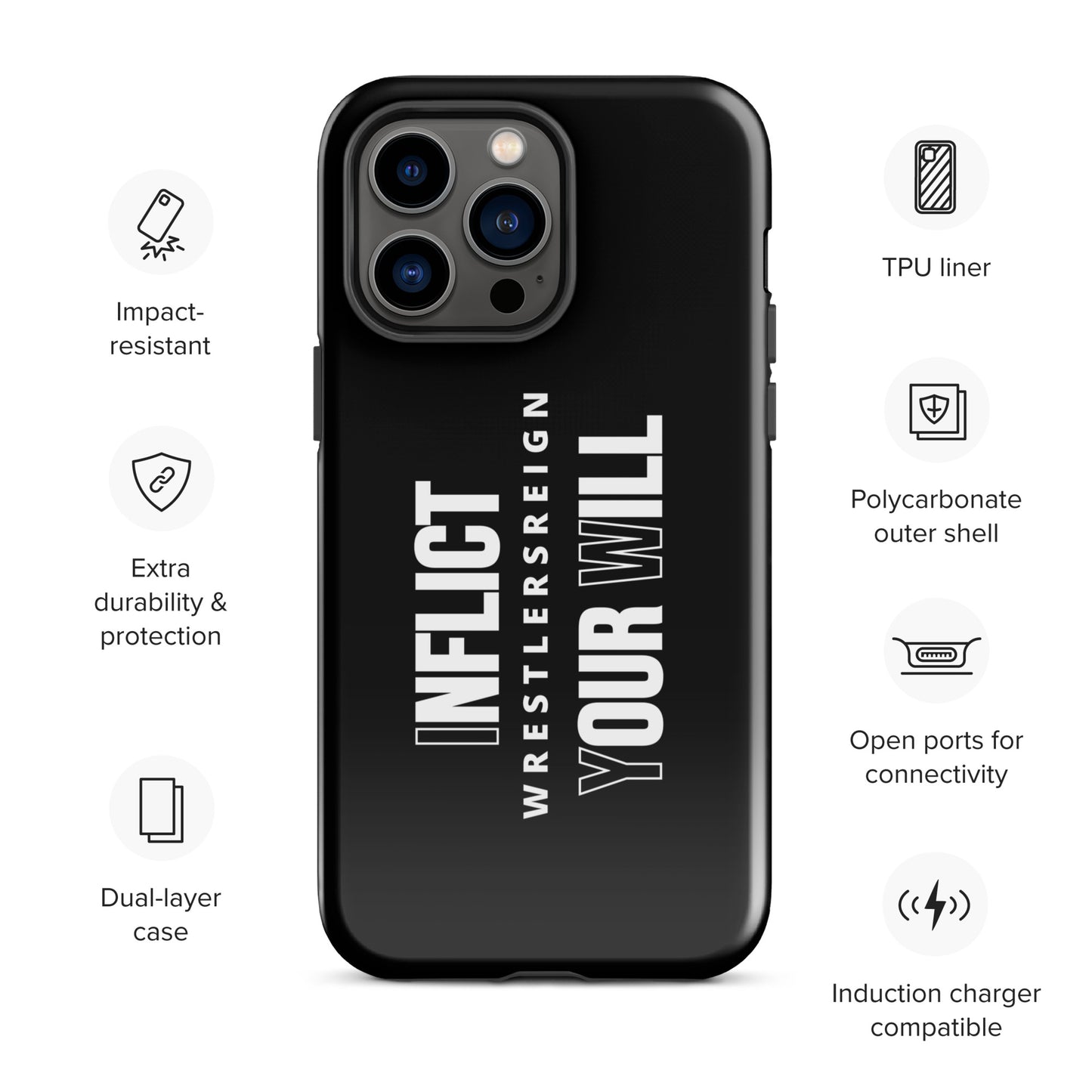 Inflict your Will iPhone® Case - Wrestlers Reign