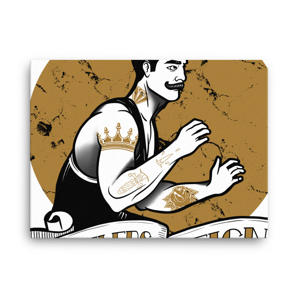 Wrestlers Reign Tattoo Canvas - Wrestlers Reign