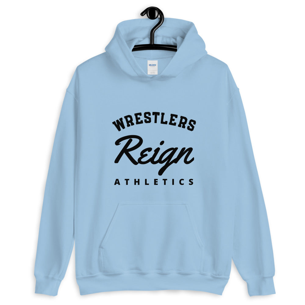 Light Black Athletics Hoodie - Wrestlers Reign