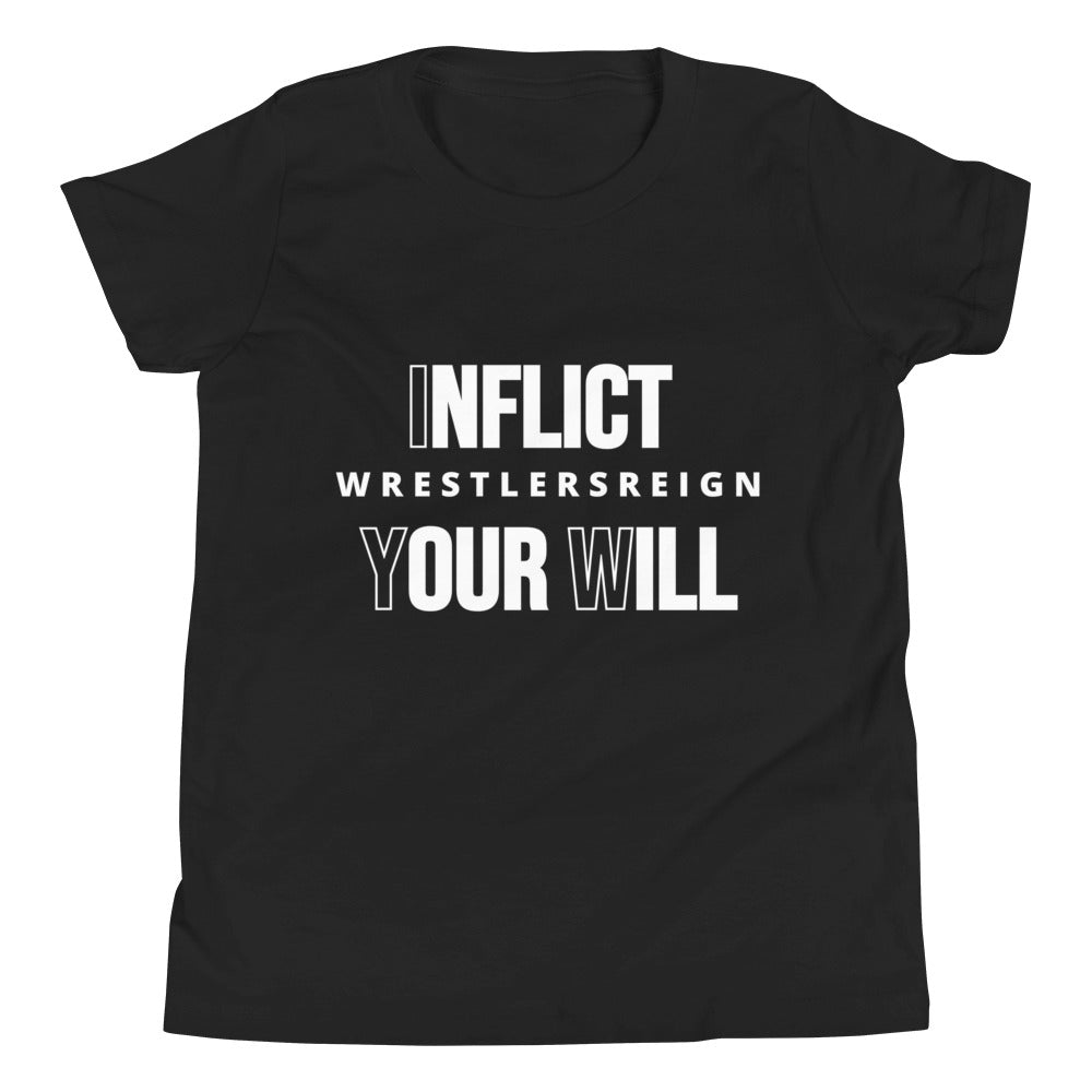 Inflict Your Will Youth T-Shirt - Wrestlers Reign