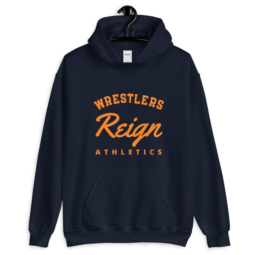 Navy Blue Athletics Hoodie - Wrestlers Reign