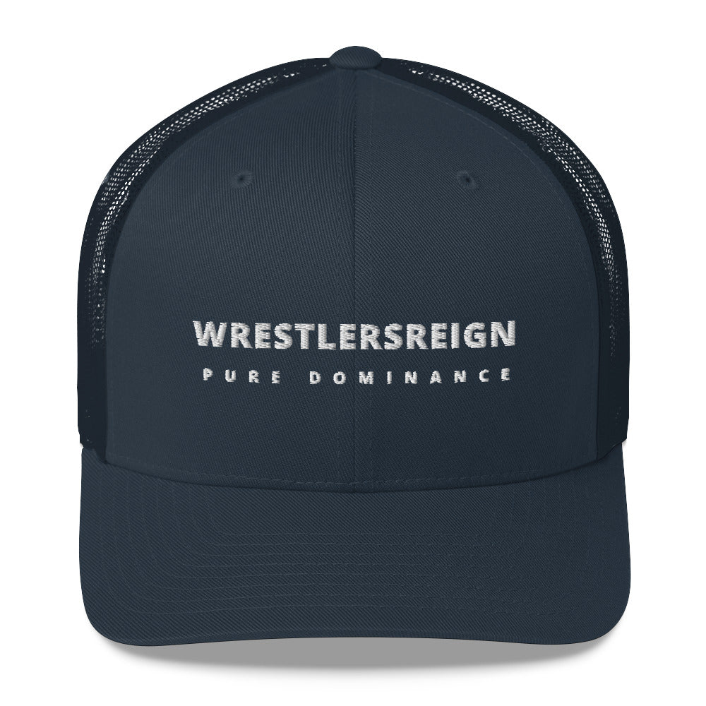 WR Pure Dominance Trucker Hat - Wrestlers Reign