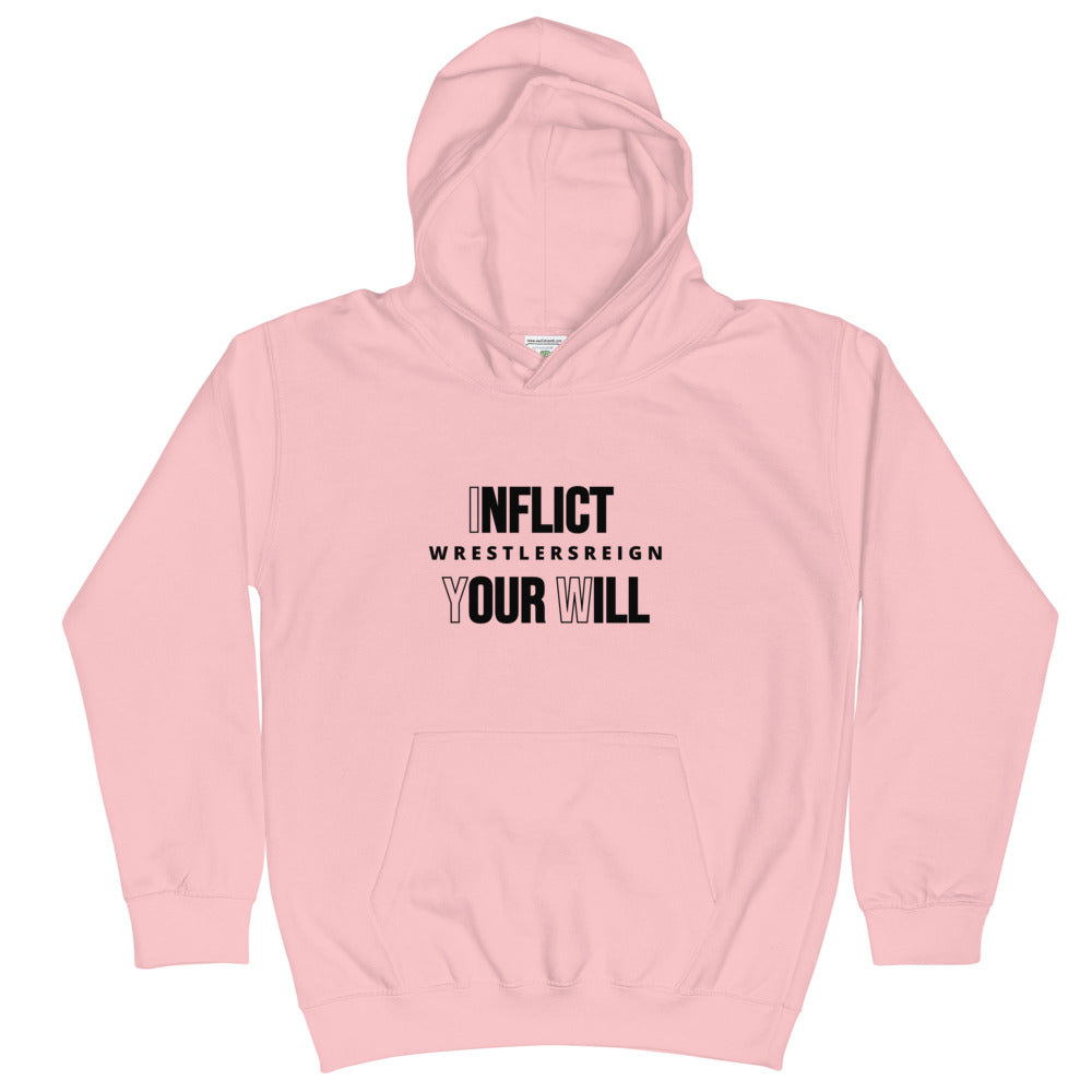Light Inflict Your Will Youth Hoodie - Wrestlers Reign