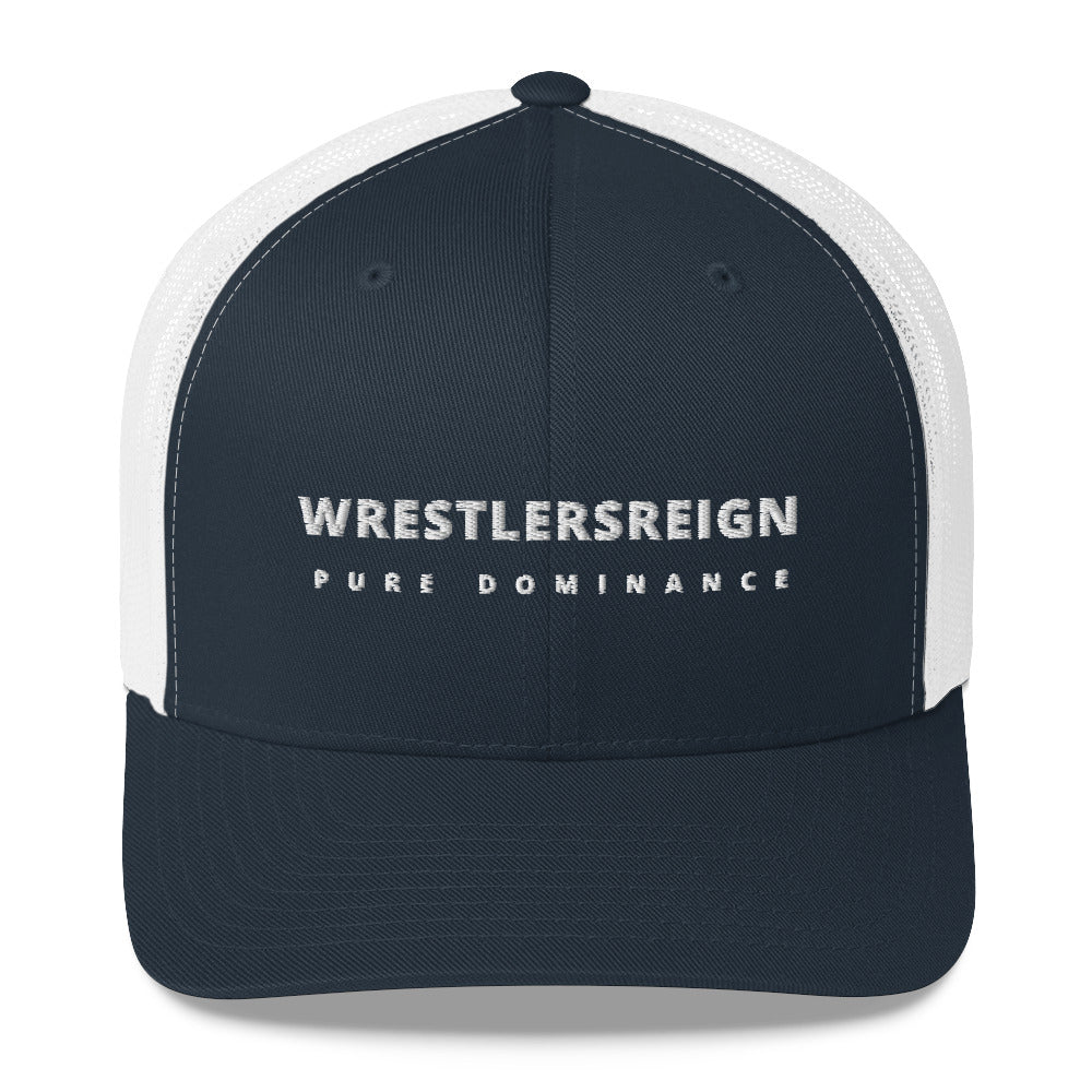WR Pure Dominance Trucker Hat - Wrestlers Reign