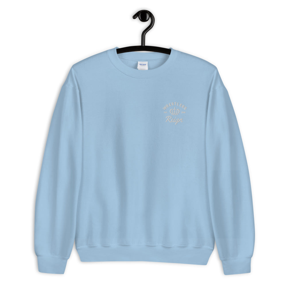 Classic Embroidered Crewneck - Wrestlers Reign