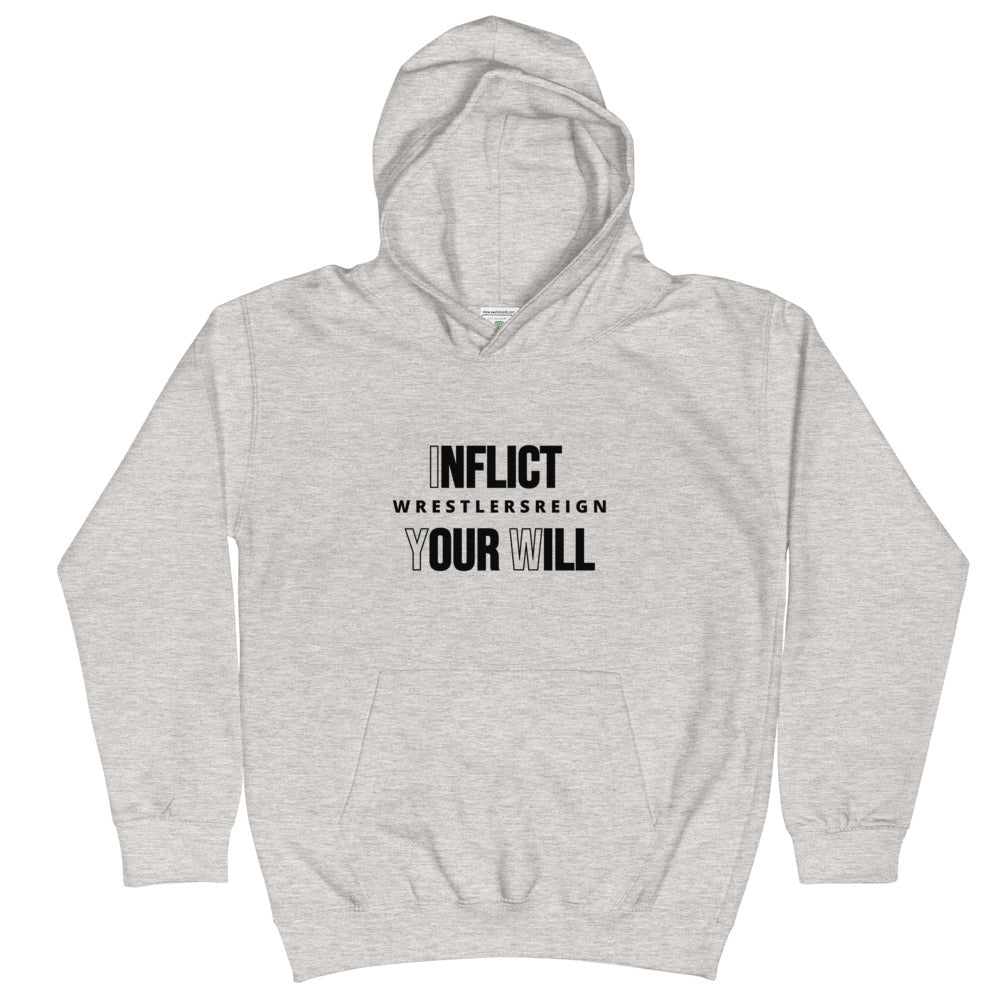 Light Inflict Your Will Youth Hoodie - Wrestlers Reign