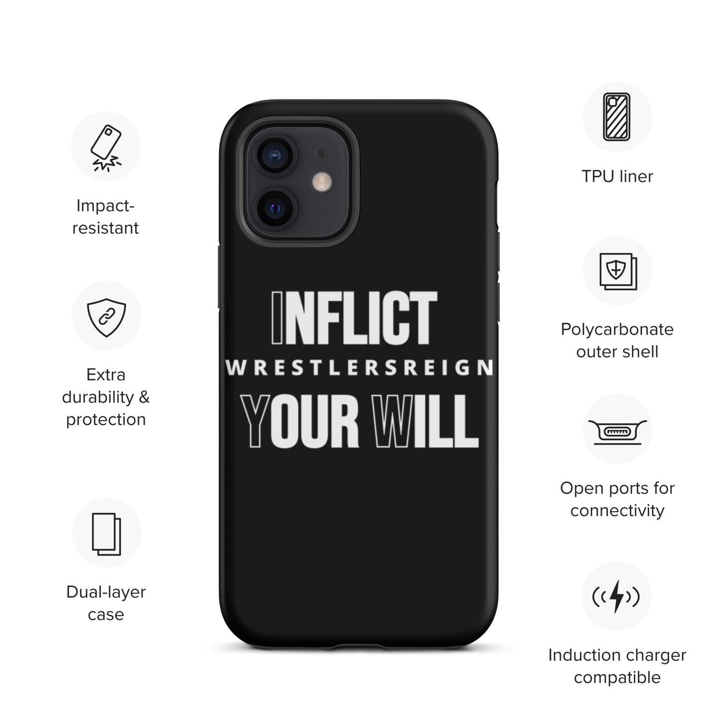 Inflict Your Will Tough iPhone case - Wrestlers Reign