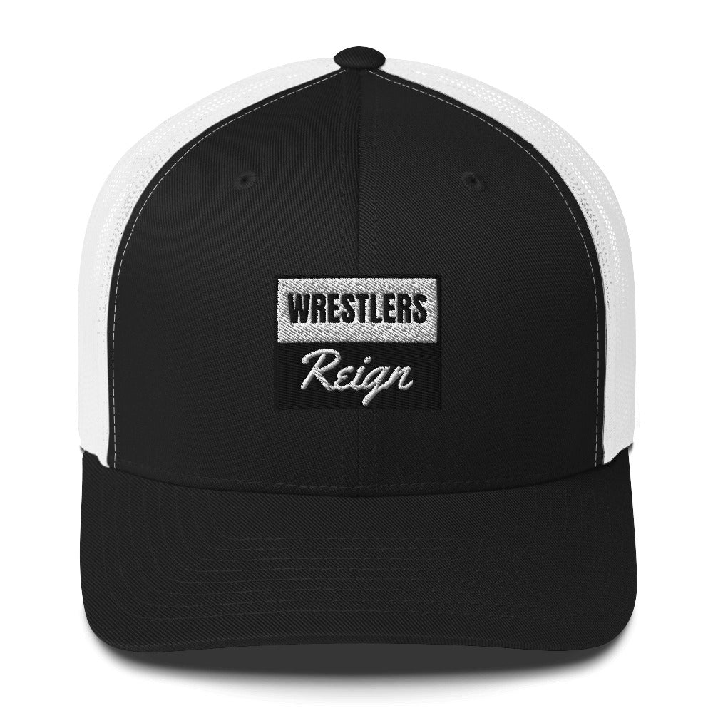 WR Street Trucker Cap - Wrestlers Reign 