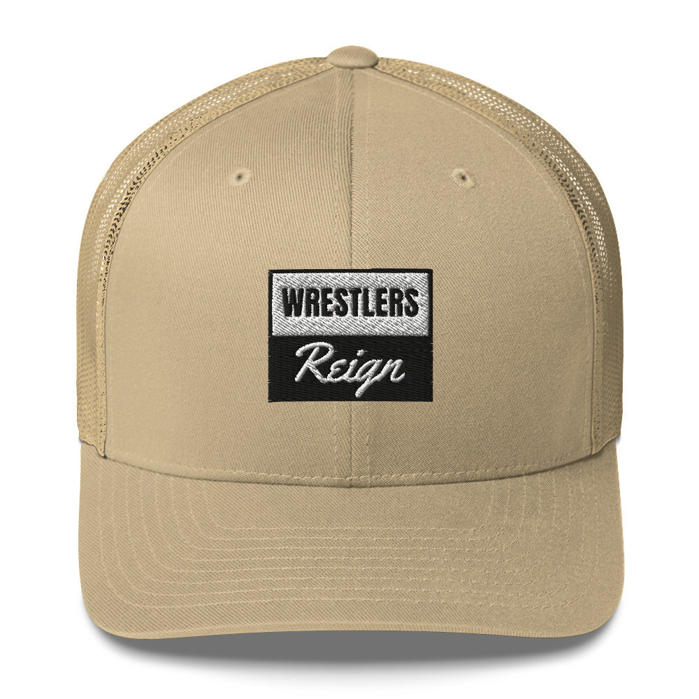 WR Street Trucker Cap - Wrestlers Reign 