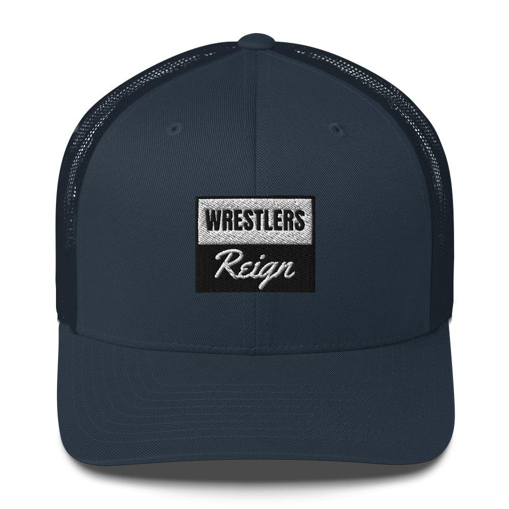 WR Street Trucker Cap - Wrestlers Reign 