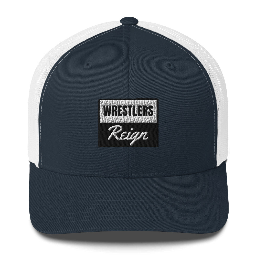 WR Street Trucker Cap - Wrestlers Reign 