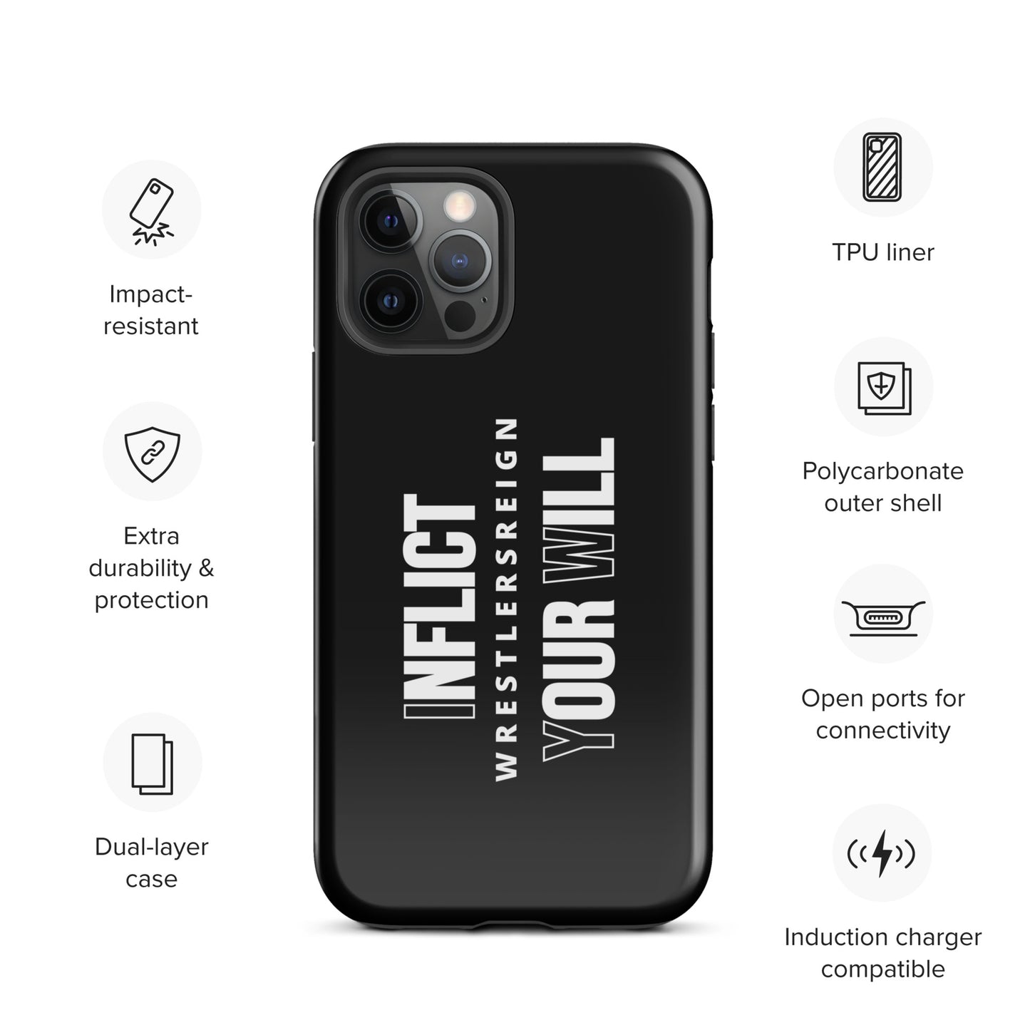 Inflict your Will iPhone® Case - Wrestlers Reign 