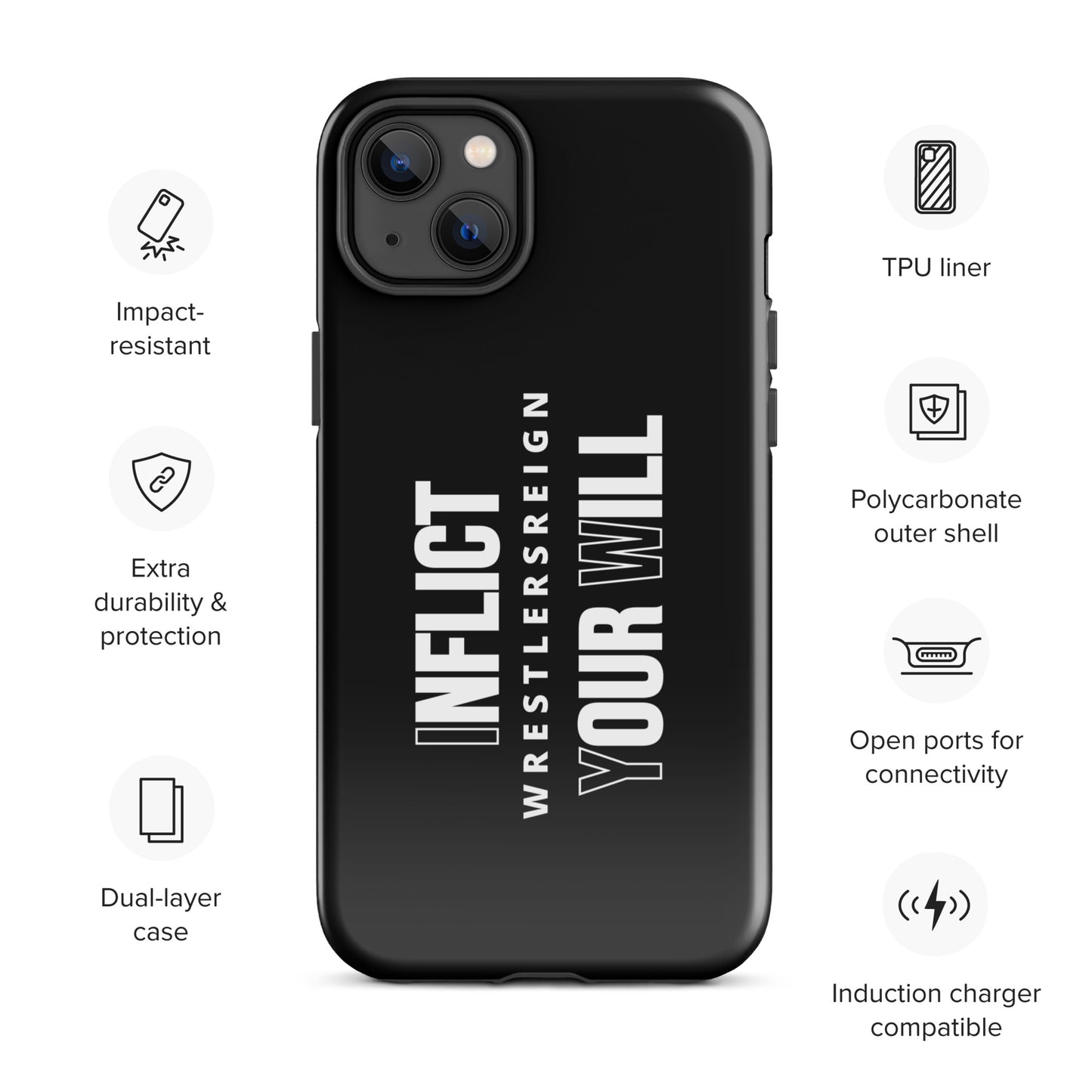 Inflict your Will iPhone® Case - Wrestlers Reign 