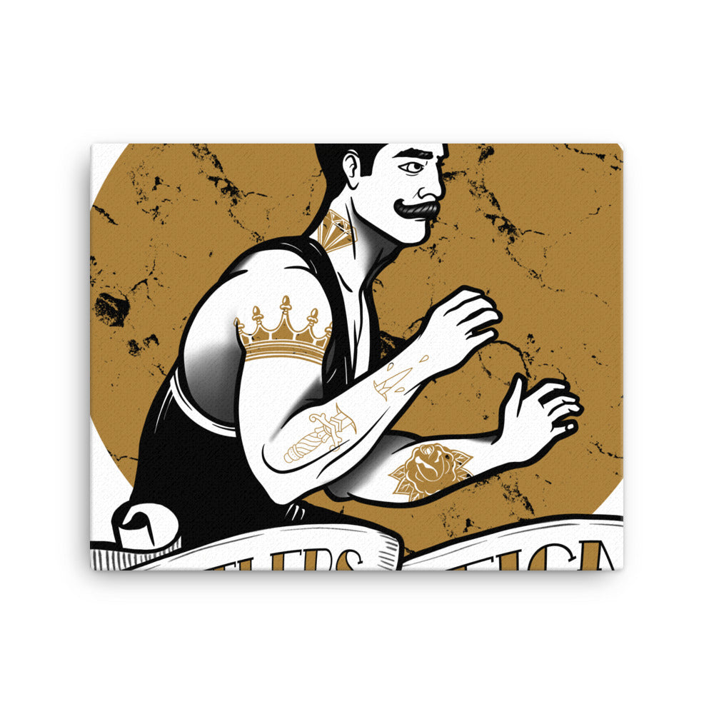 Wrestlers Reign Tattoo Canvas - Wrestlers Reign 