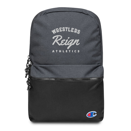 Athletics Embroidered Champion Backpack - Wrestlers Reign 