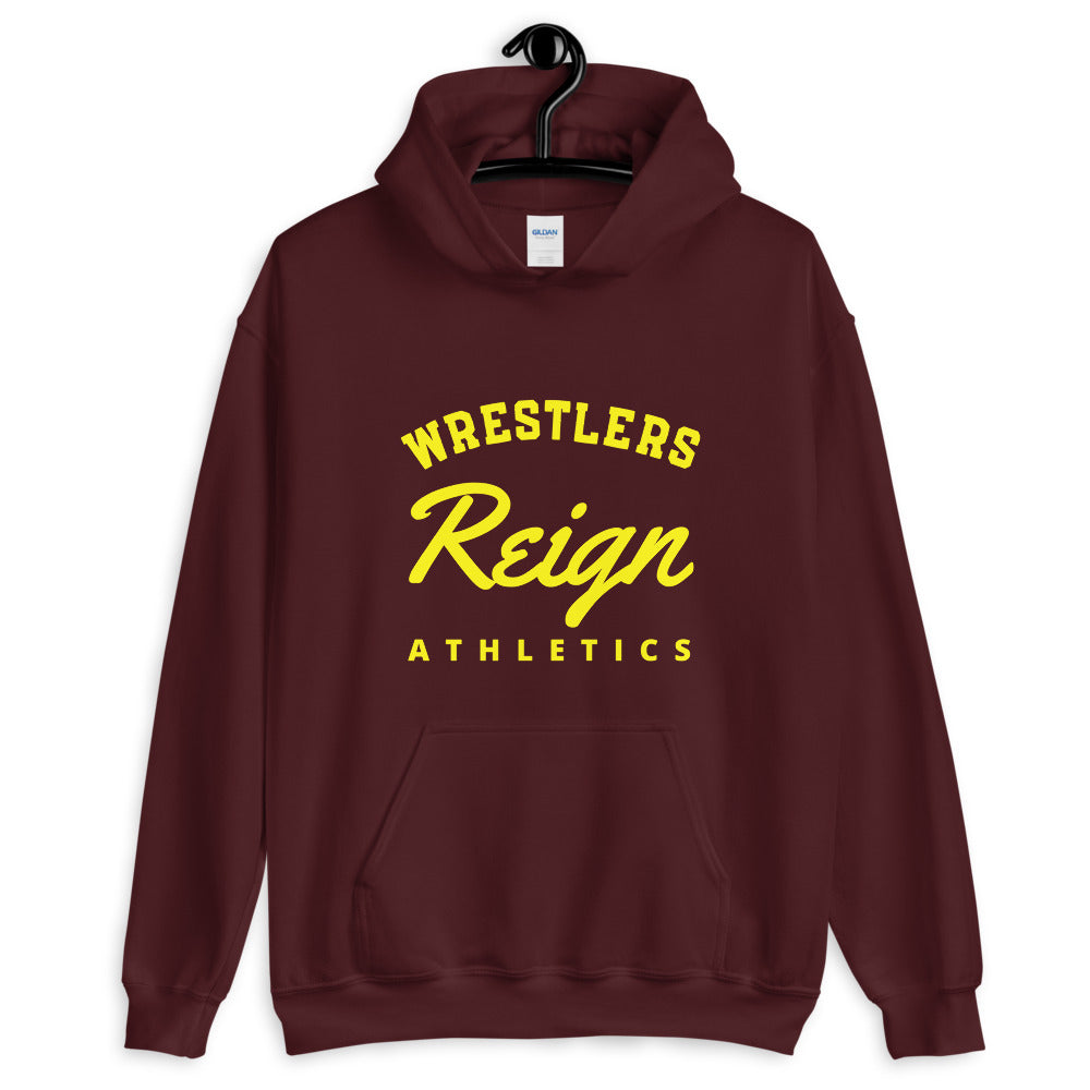 Maroon Athletics Hoodie - Wrestlers Reign 