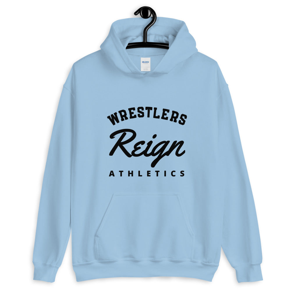 Light Black Athletics Hoodie - Wrestlers Reign 