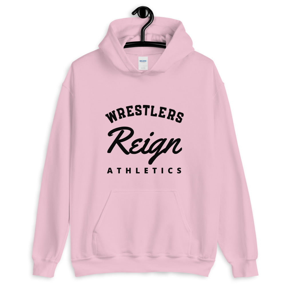 Light Black Athletics Hoodie - Wrestlers Reign 