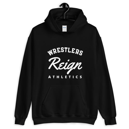 Black Athletics Hoodie - Wrestlers Reign 