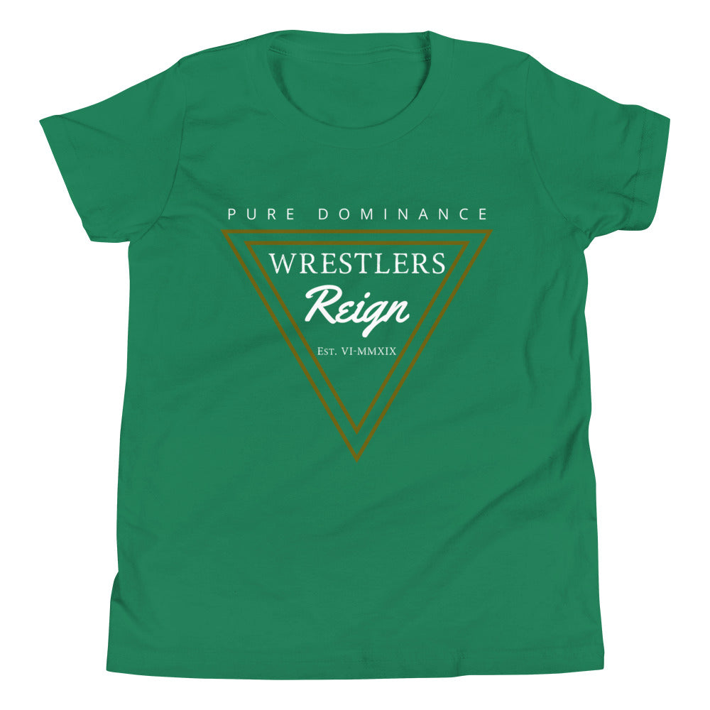 Aesthetic Wrestler Youth T-Shirt - Wrestlers Reign 