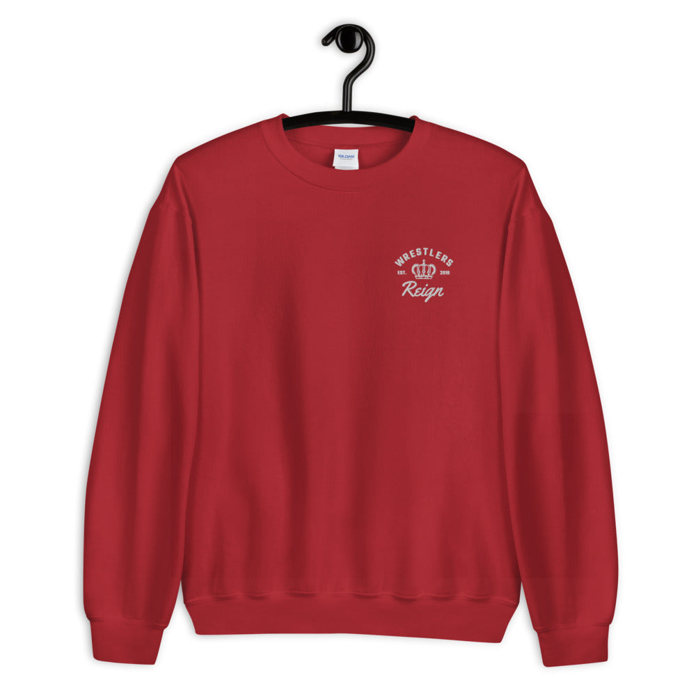 Classic Embroidered Crewneck - Wrestlers Reign 