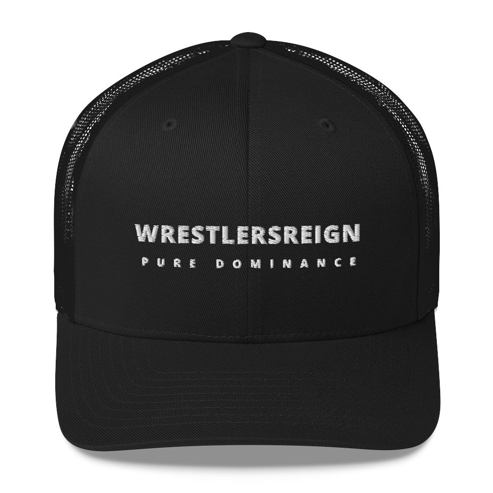 WR Pure Dominance Trucker Hat - Wrestlers Reign 