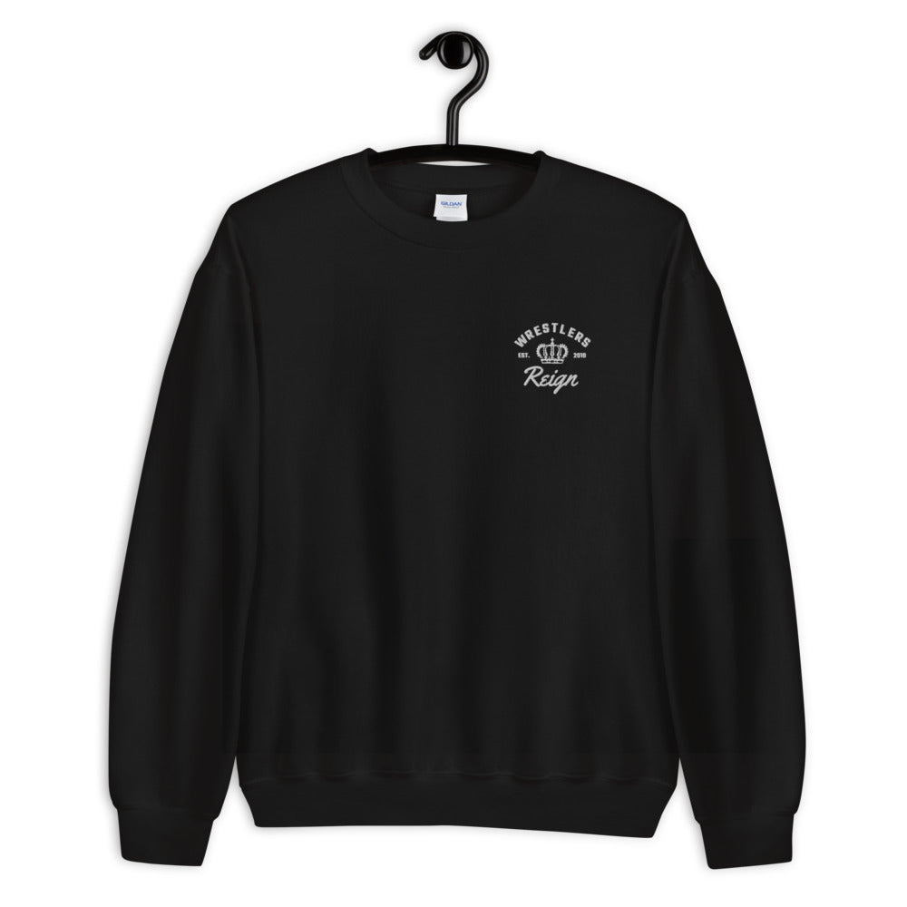 Classic Embroidered Crewneck - Wrestlers Reign 