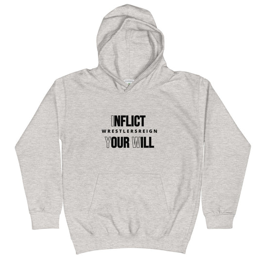 Light Inflict Your Will Youth Hoodie - Wrestlers Reign 