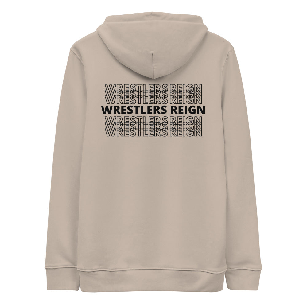 Bold Nude Wrestlers Reign Logo Hoodie - Wrestlers Reign 